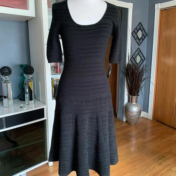 **NEW Mossimo Fit & Flare Knit Sweater Dress - Picture 1 of 8